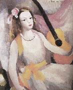 Marie Laurencin The Girl with guitar oil painting on canvas